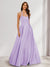 A-Line/Princess Halter Sleeveless Ruched Bridesmaid Dresses
