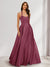 A-Line/Princess Halter Sleeveless Ruched Bridesmaid Dresses