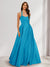A-Line/Princess Halter Sleeveless Ruched Bridesmaid Dresses