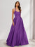 A-Line/Princess Halter Sleeveless Ruched Bridesmaid Dresses