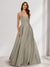 A-Line/Princess Halter Sleeveless Ruched Bridesmaid Dresses