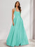 A-Line/Princess Halter Sleeveless Ruched Bridesmaid Dresses