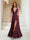 A-Line/Princess V-Neck Short Sleeves Applique Bridesmaid Dresses