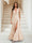 A-Line/Princess V-Neck Short Sleeves Applique Bridesmaid Dresses