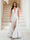 A-Line/Princess V-Neck Short Sleeves Applique Bridesmaid Dresses
