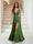 A-Line/Princess V-Neck Short Sleeves Applique Bridesmaid Dresses