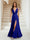 A-Line/Princess V-Neck Short Sleeves Applique Bridesmaid Dresses
