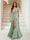 A-Line/Princess V-Neck Short Sleeves Applique Bridesmaid Dresses