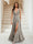 A-Line/Princess V-Neck Short Sleeves Applique Bridesmaid Dresses