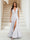 A-Line/Princess V-Neck Short Sleeves Applique Bridesmaid Dresses