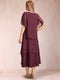Sheath/Column Scoop Short Sleeves Tiered Mother of the Bride Dresses