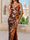 Sheath/Column V-Neck Sleeveless Split Side Prom Dresses