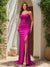 Sheath/Column Sweetheart Sleeveless Split Side Prom Dresses