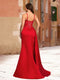 Trumpet/Mermaid Straps Pleated Prom Dresses with Sequin Appliques