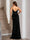 Trumpet/Mermaid Straps V-Neck Sequin Prom Dresses with Appliques