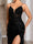 Trumpet/Mermaid Straps V-Neck Sequin Prom Dresses with Appliques