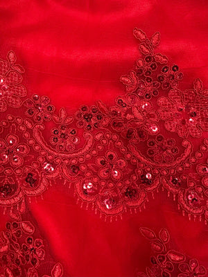 Trumpet/Mermaid Strapless Corset Ruffle Prom Dresses with Sequin Appliques