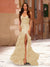 Trumpet/Mermaid Strapless Corset Ruffle Prom Dresses with Sequin Appliques