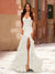 Trumpet/Mermaid Strapless Corset Ruffle Prom Dresses with Sequin Appliques