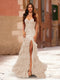 Trumpet/Mermaid Strapless Corset Ruffle Prom Dresses with Sequin Appliques