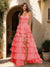 A-Line/Princess Sweetheart Ruffle Tiered Prom Dresses with Split Side