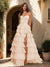 A-Line/Princess Sweetheart Ruffle Tiered Prom Dresses with Split Side