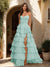 A-Line/Princess Sweetheart Ruffle Tiered Prom Dresses with Split Side