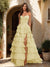 A-Line/Princess Sweetheart Ruffle Tiered Prom Dresses with Split Side