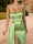 Trumpet/Mermaid Straps Sweetheart Corset Pleated Prom Dresses with Split Side
