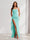 Sheath/Column Strapless Pleated Ruffle Bridesmaid Dresses with Split Side