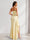 Sheath/Column Strapless Long Prom Dresses for Formal Evening Party with Split Side