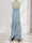 Trumpet/Mermaid Strapless Ruffle Tiered Long Bridesmaid Dresses with Split Side