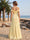 Sheath/Column Off-the-Shoulder Long Bridesmaid Dresses with Ruched & Split Side