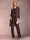 Chiffon Scoop Long Sleeves Floor-Length 3 Pieces Mother of the Bride Pantsuits with Appliques