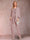 Chiffon Scoop Long Sleeves Floor-Length 3 Pieces Mother of the Bride Pantsuits with Appliques