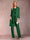 Chiffon Scoop Long Sleeves Floor-Length 3 Pieces Mother of the Bride Pantsuits with Appliques