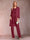 Chiffon Scoop Long Sleeves Floor-Length 3 Pieces Mother of the Bride Pantsuits with Appliques