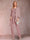 Chiffon Scoop Long Sleeves Floor-Length 3 Pieces Mother of the Bride Pantsuits with Appliques