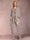 Chiffon Scoop Long Sleeves Floor-Length 3 Pieces Mother of the Bride Pantsuits with Appliques
