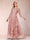 A-Line/Princess Illusion Scoop Floor-Length 3/4 Sleeves Mother of the Bride Dresses with Appliques