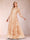 A-Line/Princess Illusion Scoop Floor-Length 3/4 Sleeves Mother of the Bride Dresses with Appliques