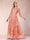 A-Line/Princess Illusion Scoop Floor-Length 3/4 Sleeves Mother of the Bride Dresses with Appliques