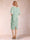 Sheath/Column Asymmetrical Neck Short Sleeves Tiered Mother of the Bride Dresses with Beading