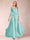 Chiffon V-Neck 3/4 Sleeves Floor-Length Ruched Mother of the Bride Pantsuits with Appliques