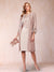 Lace Scoop Neck 3/4 Sleeves Knee Length 2 Pieces Mother of the Bride Dresses with Jacket