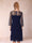 Sheath/Column Scoop Long Sleeves Knee-Length Mother of the Bride Dresses with Rhinestones