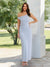 Sheath/Column Asymmetrical Sleeveless Ankle-Length Wedding Guest Dresses