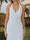 Sheath/Column Halter Sleeveless Floor-Length Bridesmaid Dresses with Split Side& Bow