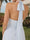 Sheath/Column Halter Sleeveless Floor-Length Bridesmaid Dresses with Split Side& Bow