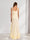 Sheath/Column Square Neck Ruched Ruffle Bridesmaid Dresses with Split Side